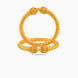 Gold Plated Wedding Filigree Spiral Kada