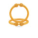 Gold Plated Wedding Filigree Spiral Kada