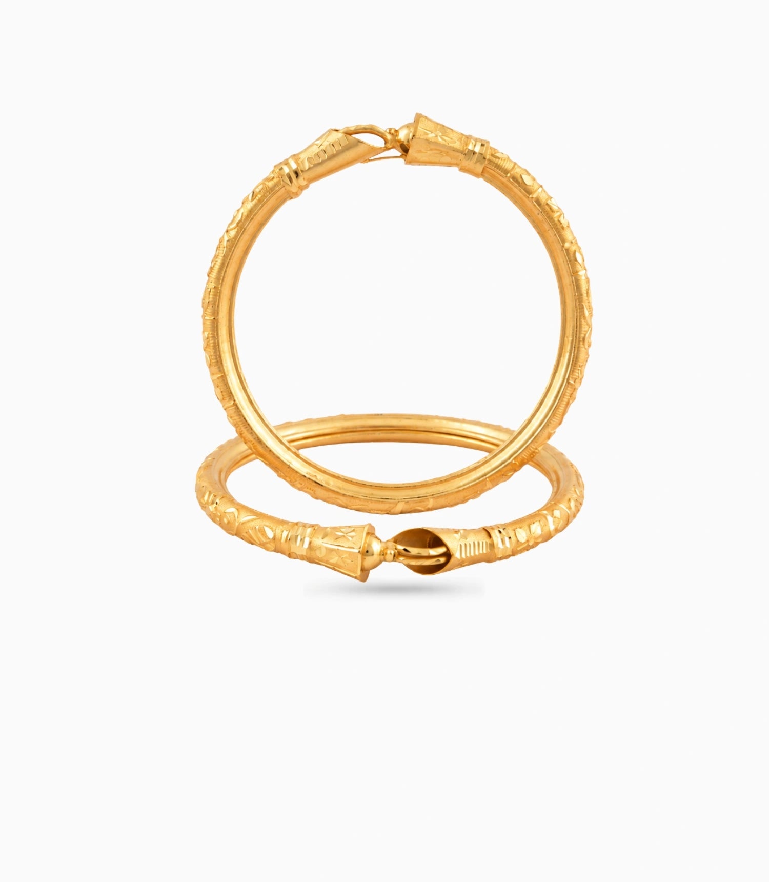 Gold Plated Imperial Cone Heritage Kada