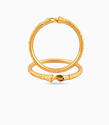 Gold Plated Imperial Cone Heritage Kada