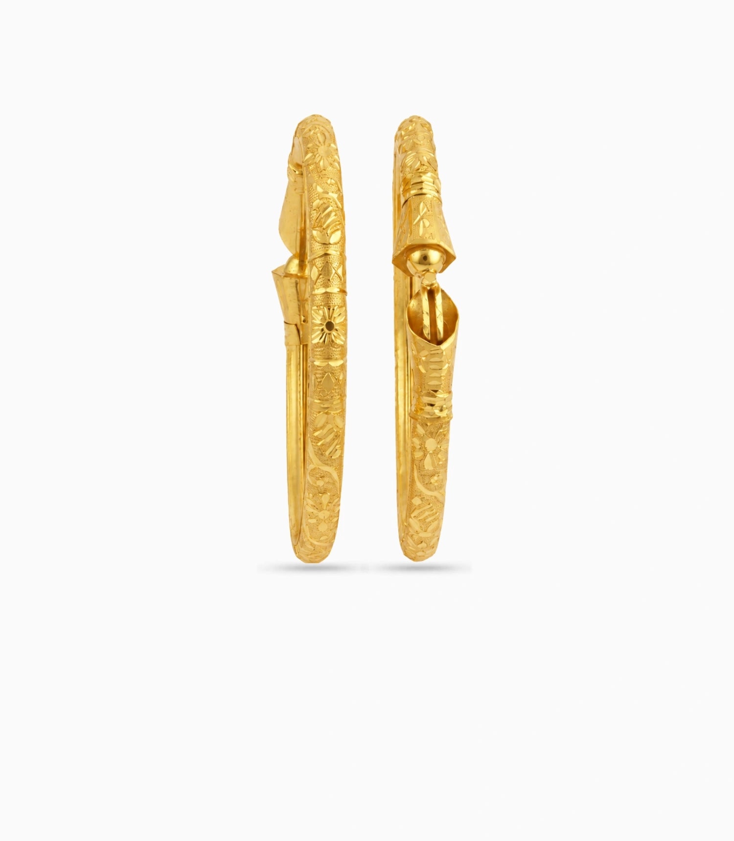 Gold Plated Imperial Cone Heritage Kada