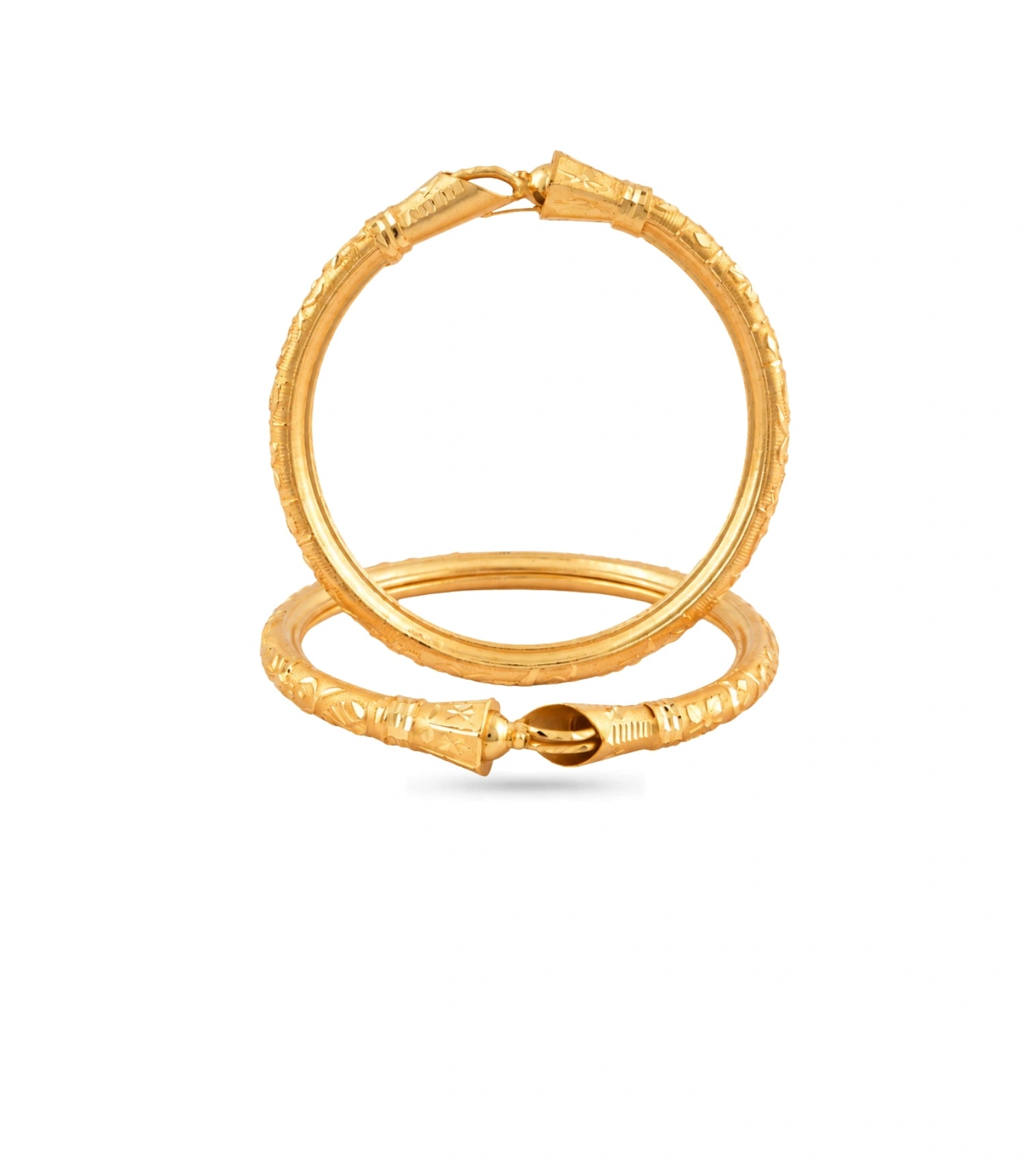 Gold Plated Imperial Cone Heritage Kada