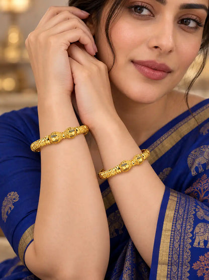Gold Plated Wedding Delicate Gaja Kada