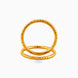 Gold Plated Wedding Barrel Cut Kada