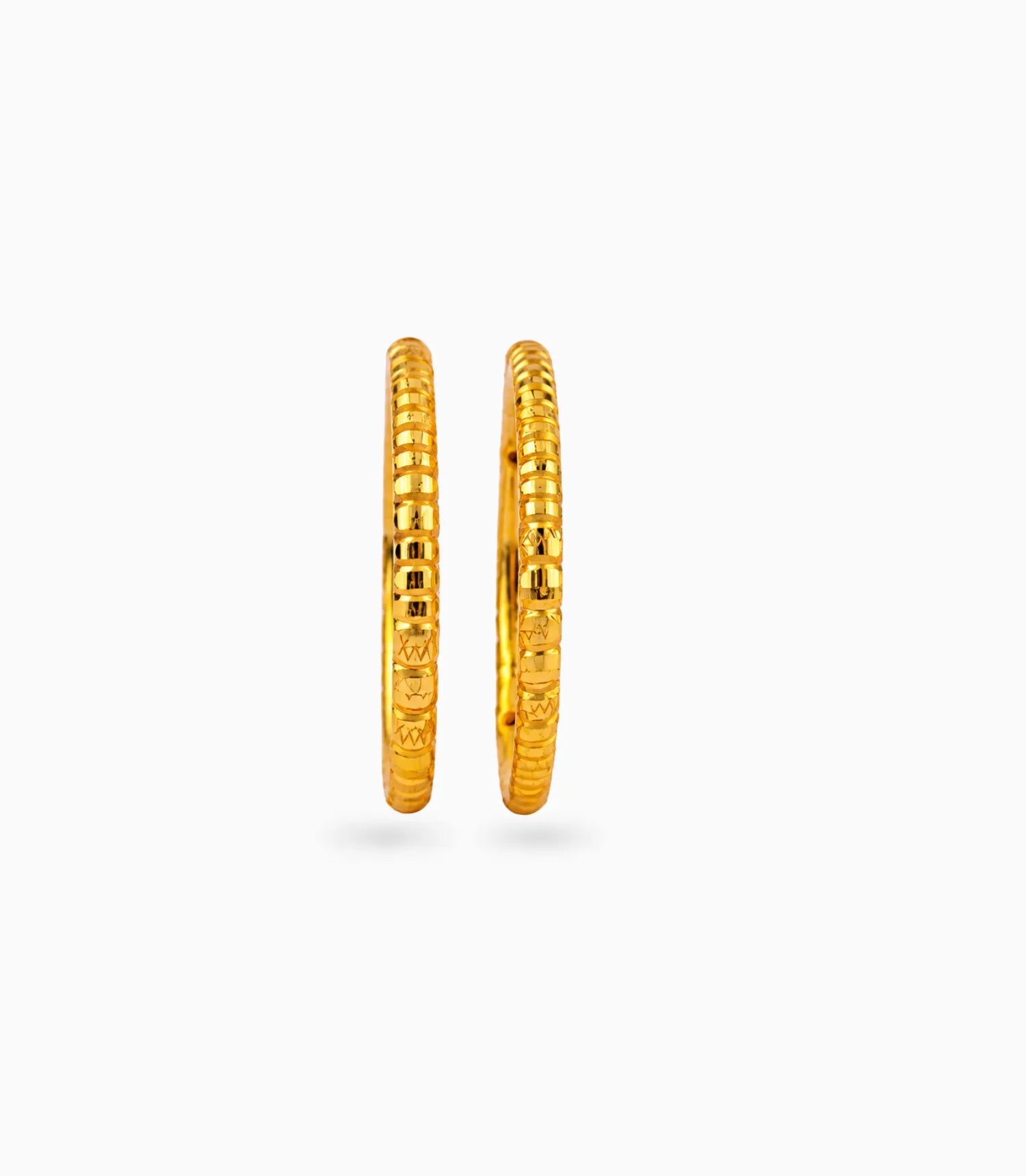 Gold Plated Wedding Barrel Cut Kada