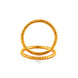 Gold Plated Wedding Barrel Cut Kada