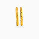 Gold Plated Wedding Floral Barrel Cut Kada
