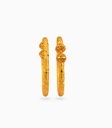 Gold Plated Wedding Filigree Designed Kada