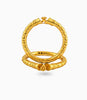 Gold Plated Wedding Floral Medallion Kada