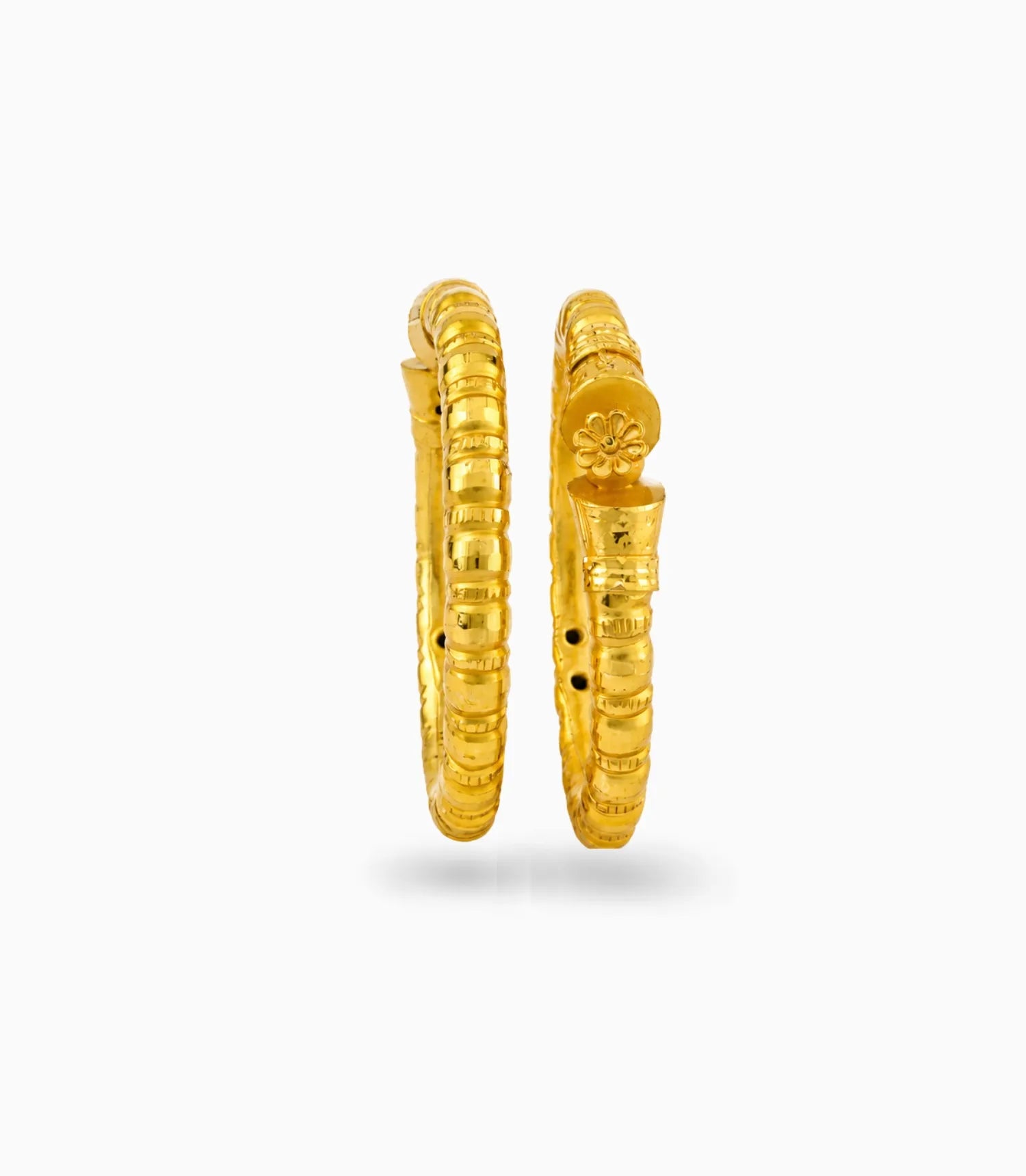 Gold Plated Wedding Floral Medallion Kada