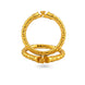 Gold Plated Wedding Floral Medallion Kada