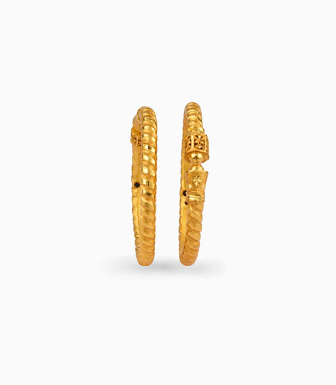 Gold Plated Wedding Hexa Crown Kada