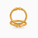 Gold Plated Wedding Chevron Kada