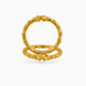 Gold Plated Wedding Ball & Floral Kada