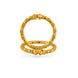 Gold Plated Wedding Ball & Floral Kada