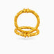 Gold Plated Wedding Twisted Rope Kada
