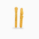 Gold Plated Wedding Gajmukh Twist Kada