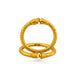 Gold Plated Wedding Gajmukh Twist Kada
