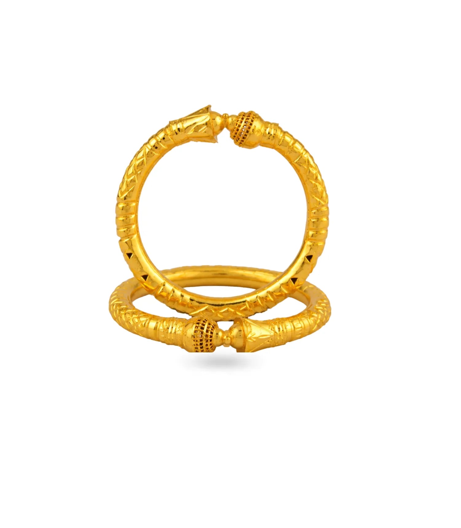 Gold Plated Wedding Temple Dome Kada