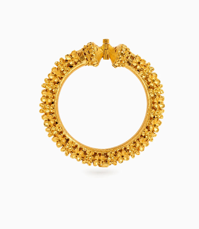 Gold Plated Wedding Blossom Kada