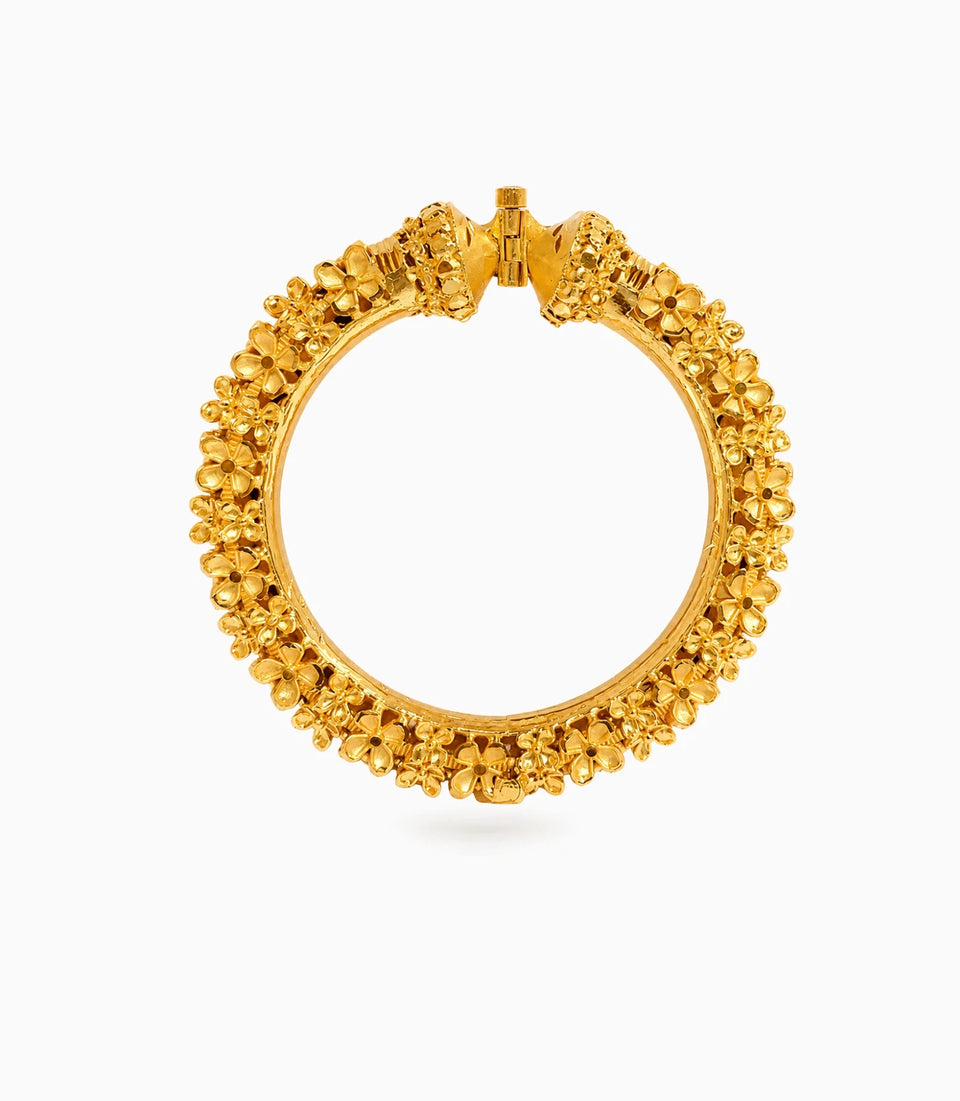 Gold Plated Wedding Blossom Kada