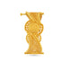 Gold Plated Wedding Temple Coin Single Bangle