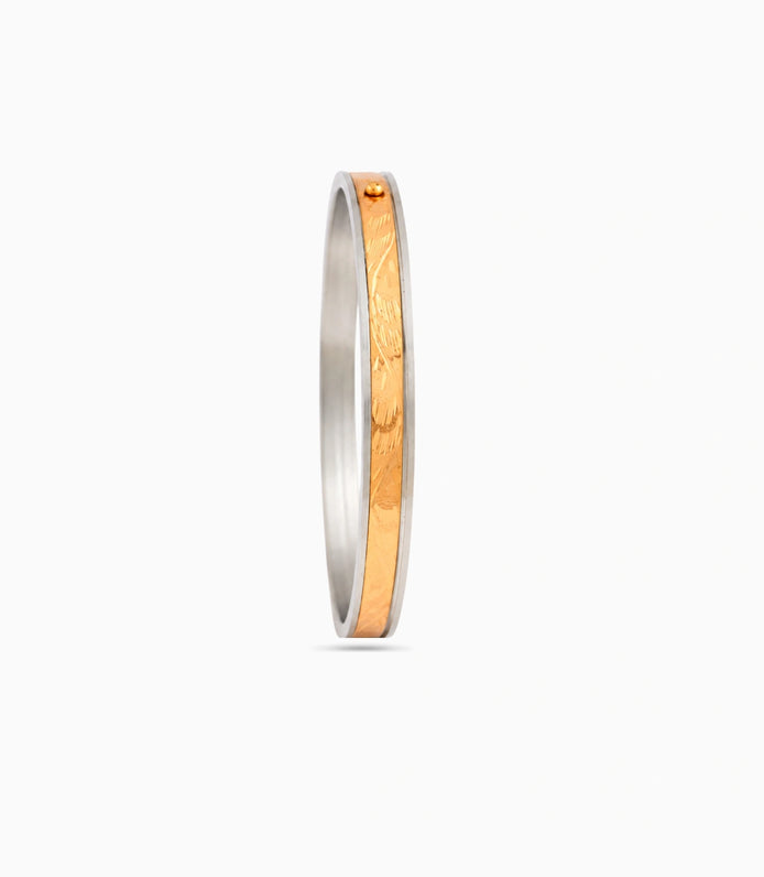 Gold Plated Festive Flex Single Bangle