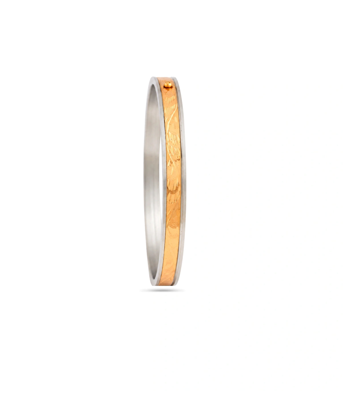 Gold Plated Festive Flex Single Bangle