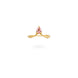 Gold Plated Everyday Pink AD Finger Ring