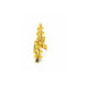 Gold Plated Adjustable Leaf Ring for Women