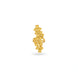 Gold Plated Adjustable Leaf Ring for Women