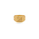 Gold Plated Bridal Square Finger Ring Men