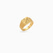 Gold Plated Bridal Square Finger Ring Men