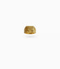Gold Plated Grid Pattern Square Finger Ring Men