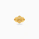 Gold Plated Traditional Eye Shaped Finger Ring