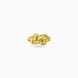 Gold Plated Dual Interlocking Swirl Finger Ring