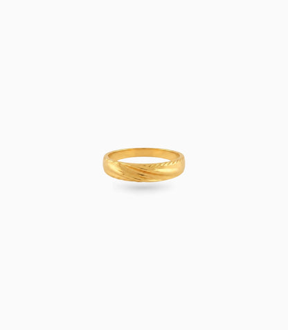 Gold Plated Party Sleek Finger Ring