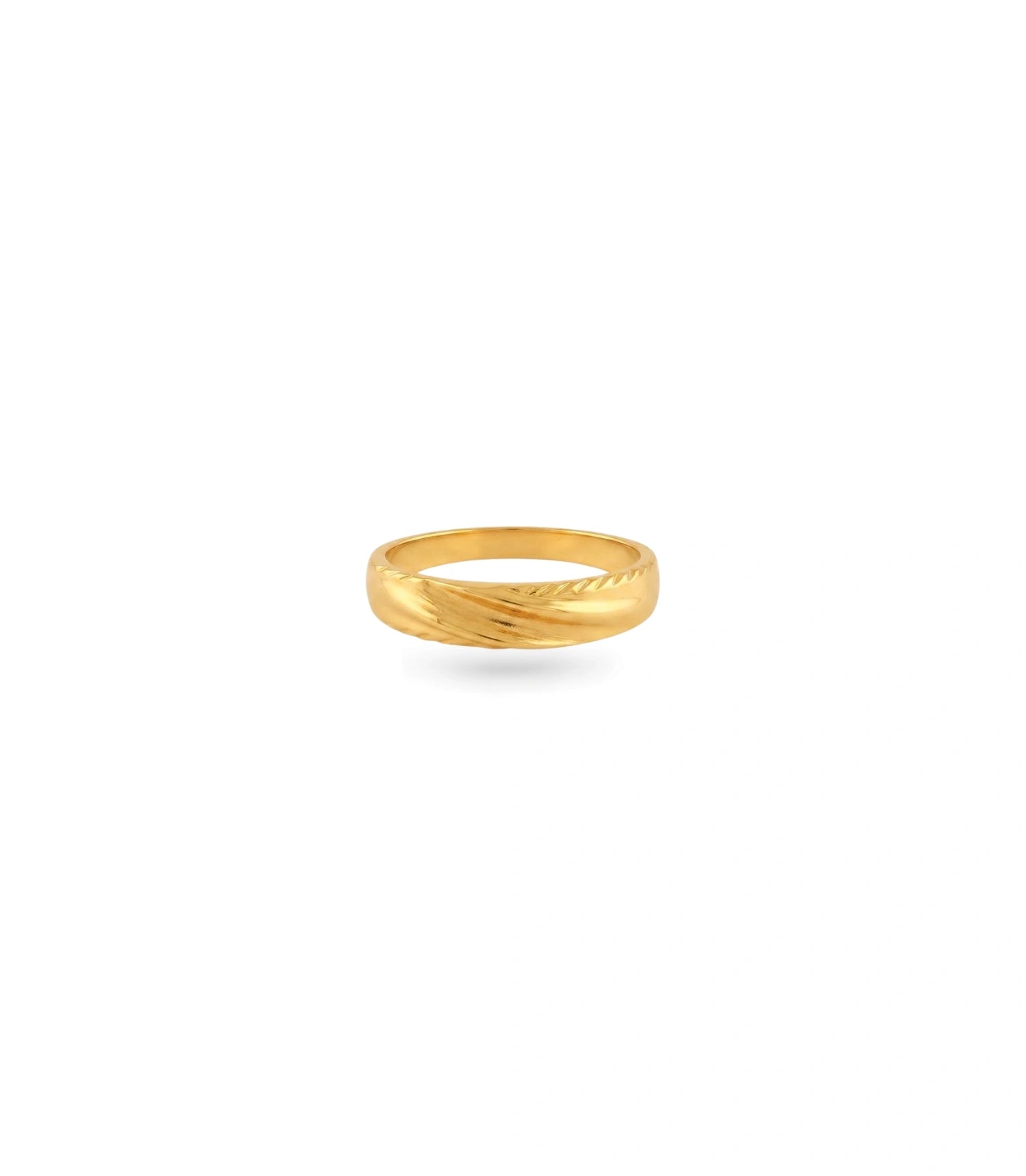 Gold Plated Party Sleek Finger Ring