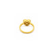 Gold Plated Heart Shaped Finger Ring