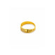 Gold Plated Dual-Row Heart Motif Finger Ring