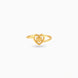 Gold Plated Party Heart Finger Ring