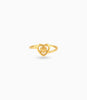 Gold Plated Party Heart Finger Ring