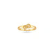 Gold Plated Dual Marquise Wave Finger Ring
