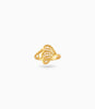 Gold Plated Party Layered Leaf Finger Ring