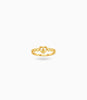 Gold Plated Party Interlock Heart Finger Ring