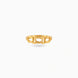 Gold Plated Party Chain Finger Ring