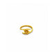 Gold Plated Floral Blossom Adjustable Finger Ring