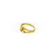 Gold Plated Delicate Butterfly Finger Ring