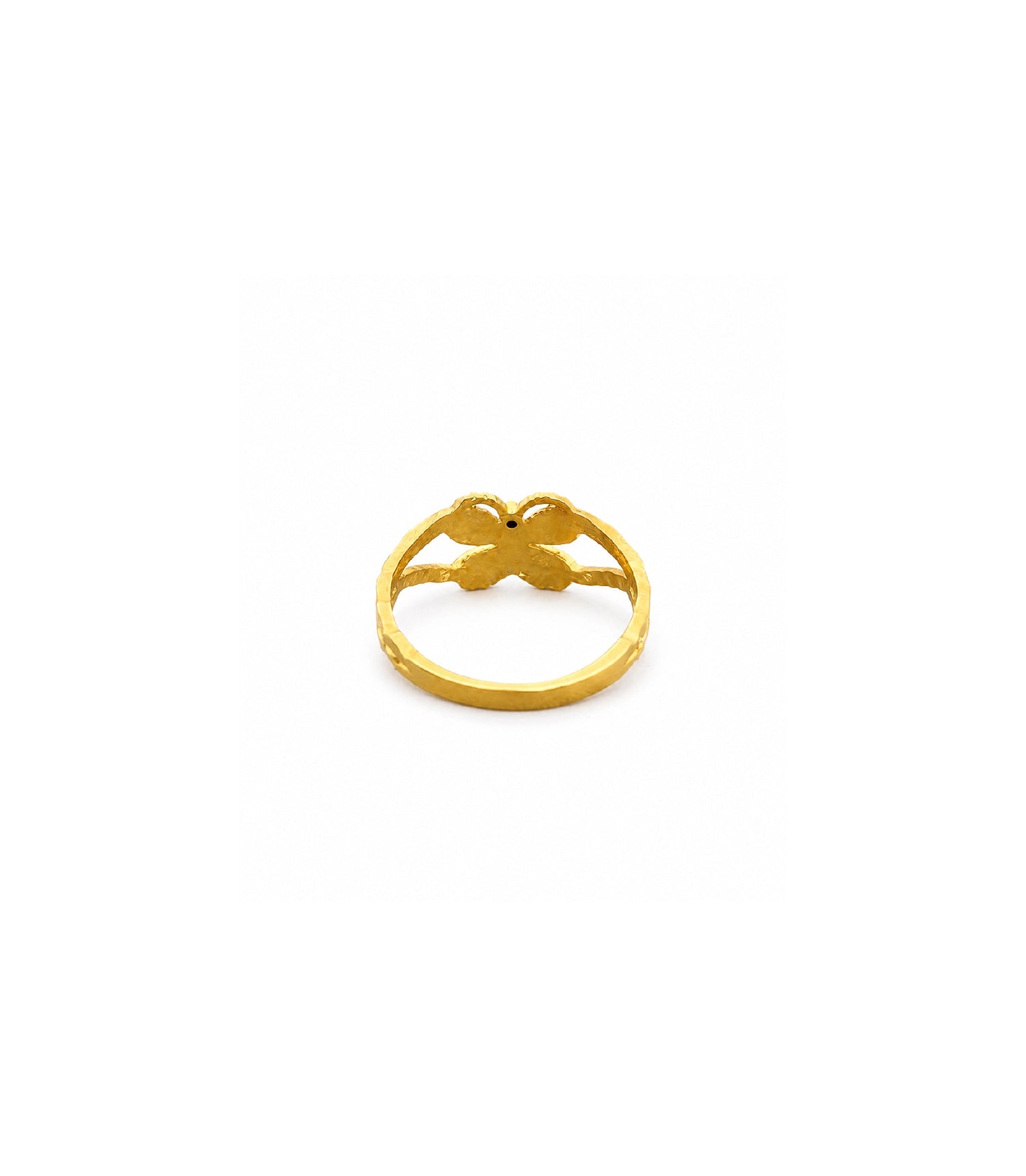 Gold Plated Delicate Butterfly Finger Ring
