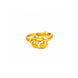 Gold Plated Harmony Swirl Adjustable Finger Ring